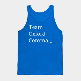 Oxford Comma Tank Top